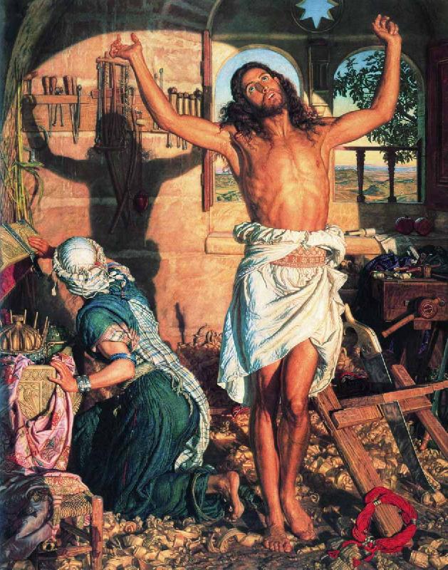 William Holman Hunt The Shadow of Death oil painting image
